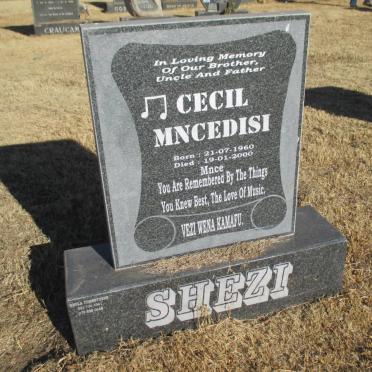 SHEZI Cecil Mncedisi 1960-2000