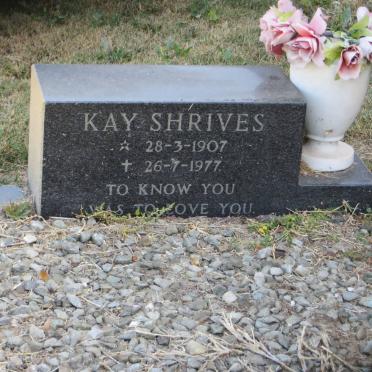 SHRIVES Kay 1907-1977