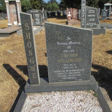 SHONGWE Themba Wellington 1972-2003