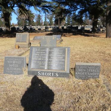 SHORES Edwin Arthur -1954 &amp; Annie Caroline -1961 :: ALTENKIRK Winnifred Maude 1912-1991 :: KNOTT Percy 1909-1985 &amp; Gwen 