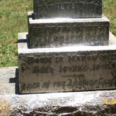 SHACKLETON Kathleen Doris 1913-1918