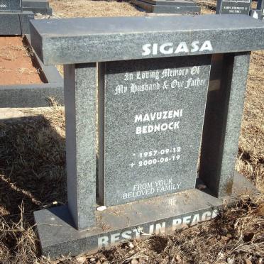 SIGASA Mavuzeni Bednock 1957-2000