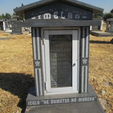 SIMELANE Mmakgabo Lydia 1936-1998