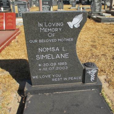 SIMELANE Nomsa L. 1965-2003