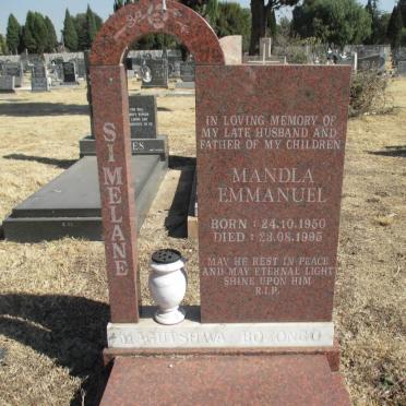 SIMELANDE Mandla Emmanuel 1950-1995