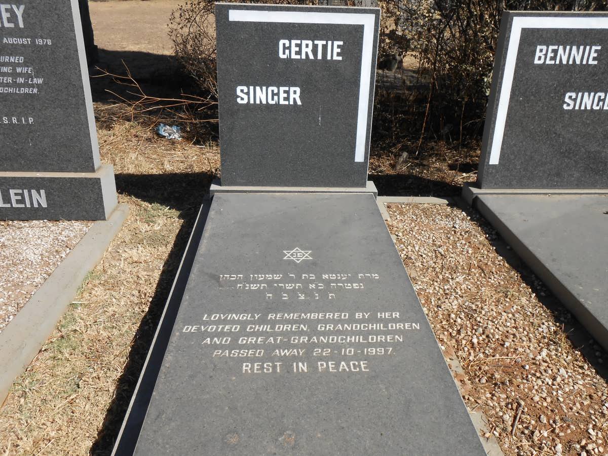 SINGER Gertie -1997
