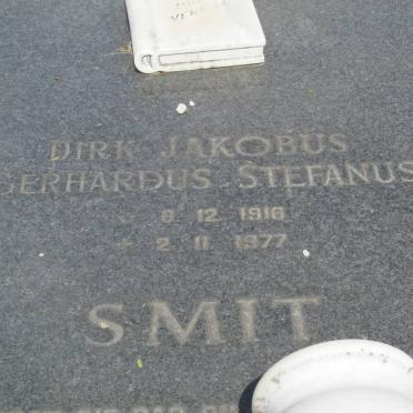 SMIT Dirk Jakobus Gerhardus Stefanus 1916-1977