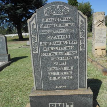 SMIT Gabriel Gerhardus 1883-1957  &amp; Catarina Johagamina 1890-1924