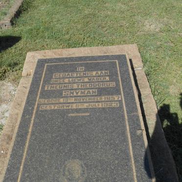 SNYMAN Theunis Theodorus 1857-1923