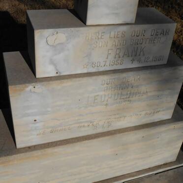 SOUSA Leopoldina, de -1953 :: SOUSA Frank, de 1958-1981