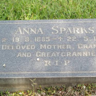 SPARKS Anna 1885-1978