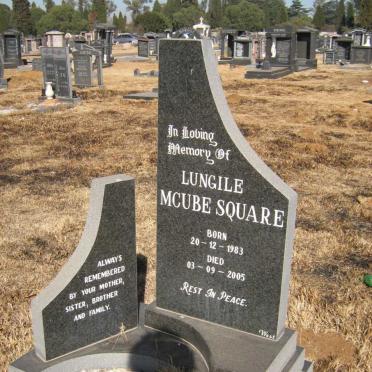 SQUARE Lungile Mcube 1983-2005