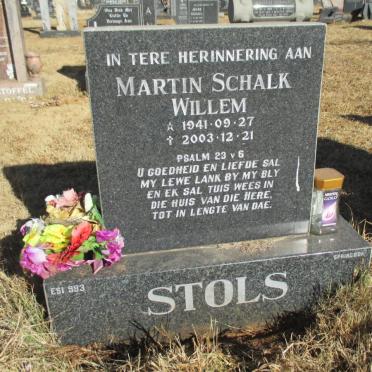 STOLS Martin Schalk Willem 1941-2003