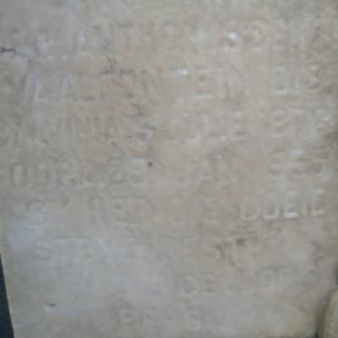 STEENKAMP ? Anthonis 187?-19?5