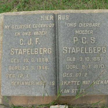 STAPELBERG C.J.F. 1889-1956 &amp; P.C.S. 1887-1970