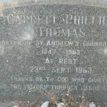 THOMAS Garrett Phillips -1963  