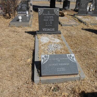 VESAGIE Isaac John 1935-1982 :: VESAGIE Sidney 1971-1998