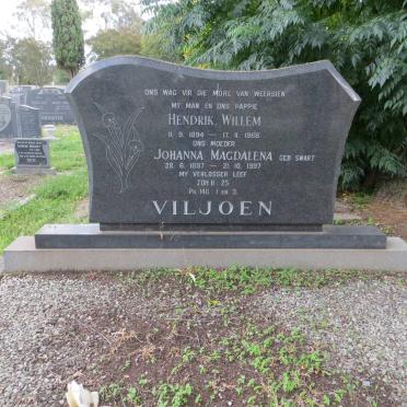 VILJOEN Hendrik Willem 1894-1966 &amp; Johanna Magdalena SWART 1897-1997