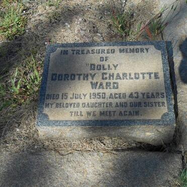 WARD Dorothy Charlotte -1950