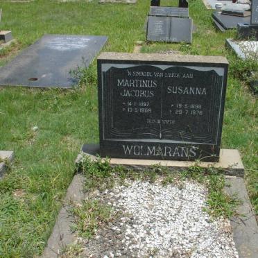 WOLMARANS Martinus Jacobus 1897-1969 &amp; Susanna 1898-1976