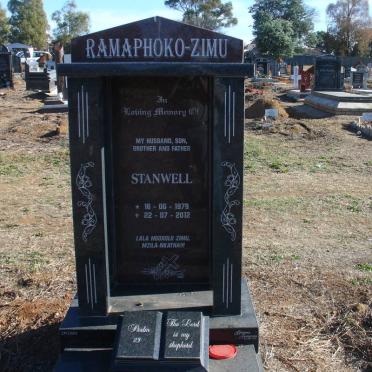 ZIMU Stanwell, Ramphoko 1979-2012