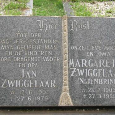 ZWIGGELAAR Jan 1901-1979 &amp; Margaretha NIJENBRINK 1903-1991
