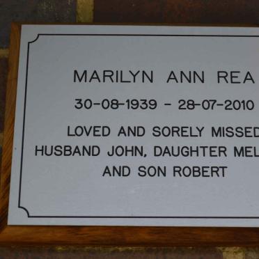 REA Marilyn Ann 1939-2010