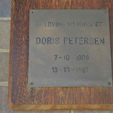 PETERSEN Doris 1908-1987