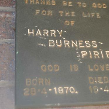 PIRIE Harry Burness 1870-1969