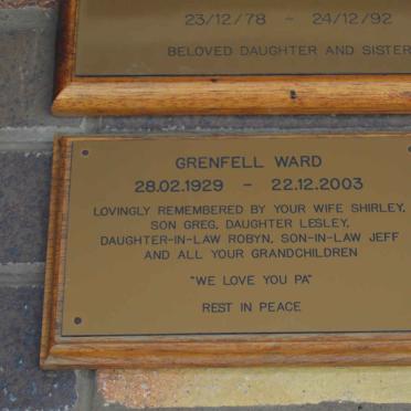 WARD Grenfell 1929-2003