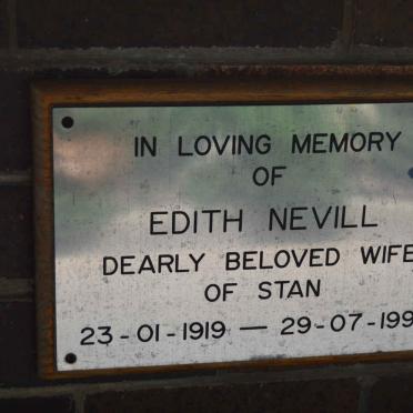 NEVILL Edith 1919-1997