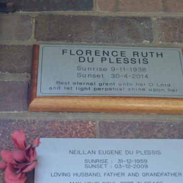 PLESSIS Florence Ruth, du 1938-2014