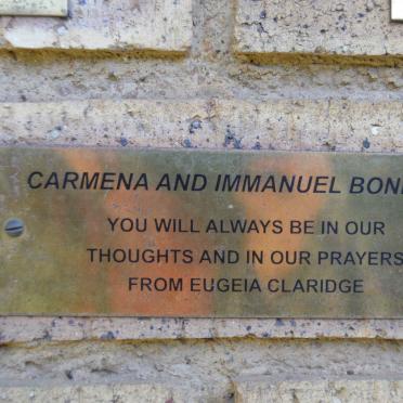 BONNICCI Immanuel &amp; Carmena