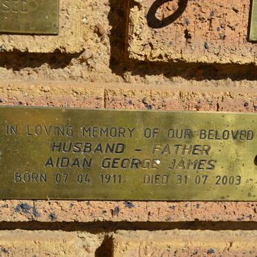 JAMES Aidan George 1911-2003