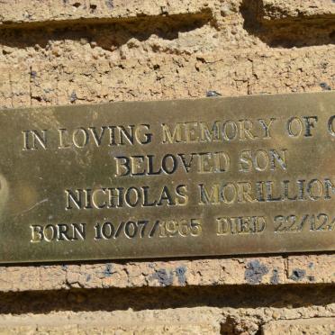 MORILLION Nicholas 1965-1988