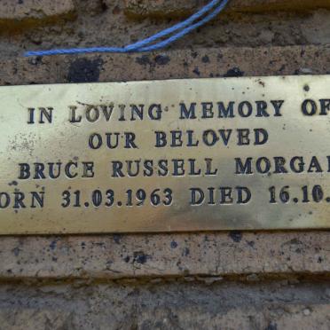 MORGAN Bruce Russell 1963-1998