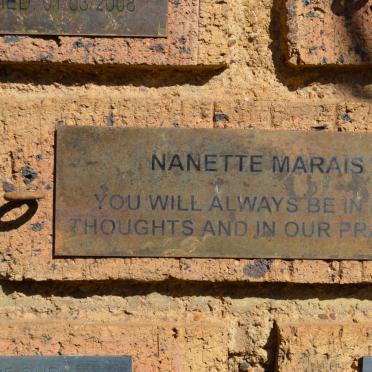 MARAIS Nanette