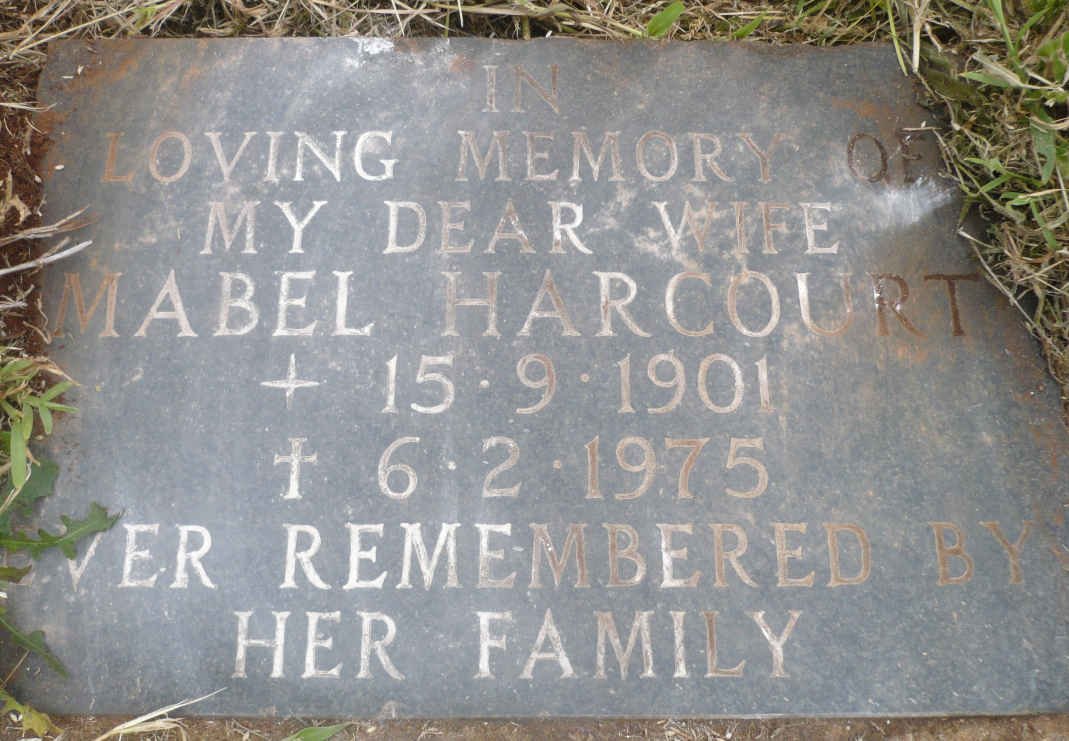 HARCOURT Mabel nee ANGUS 1901-1975