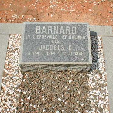 BARNARD Jacobus C. 1914-1952
