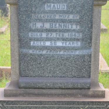 BENNITT Maud -1943