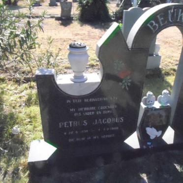 BEUKES Petrus Jacobus 1939-1998
