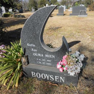 BOOYSEN Mien 1917-2003
