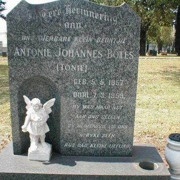 BOTES Antonie Johannes 1957-1959