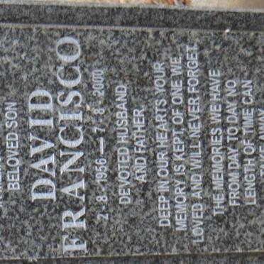 BRANDT David Francisco 1956-2000