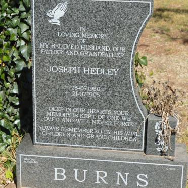BURNS Joseph Hedley 1950-1995