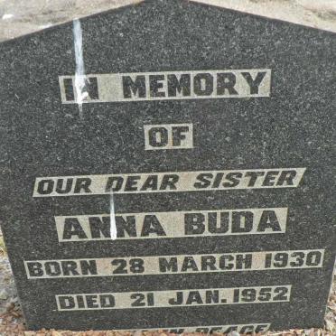 BUDA Anna 1930-1952