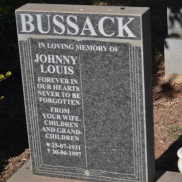 BUSSACK Johnny Louis 1931-1997 :: BUSSACK Merwyn Desmond 1956-1997