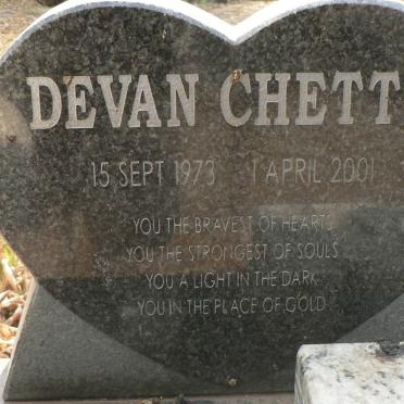 COOKS Devan Chetty 1973-2001