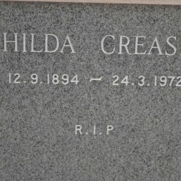 CREASE Hilda 1894-1972