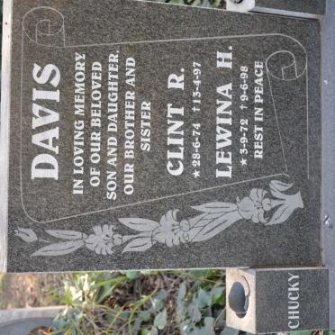 DAVIS Clint R. 1974-1997 :: DAVIS Lewina H. 1972-1998